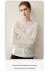 Women's 100% Cashmere Cardigan - Autumn/Winter Rolled Edge, Round Neck Buttoned Knit Sweater Coat