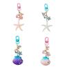 Creative Keychain Shell Car Key Rings Starfishes Key Chain Bag Charm Backpack Pendant Jewelry Accessories
