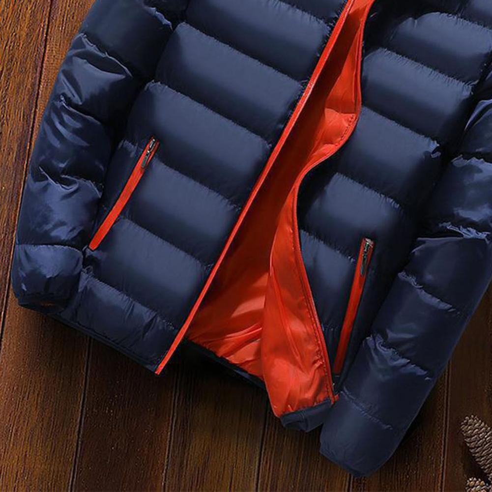 Men's White Duck Down Jacket Warm Hooded Thick Puffer Jacket Coat Male Casual High Quality Overcoat Thermal Winter Parka Men
