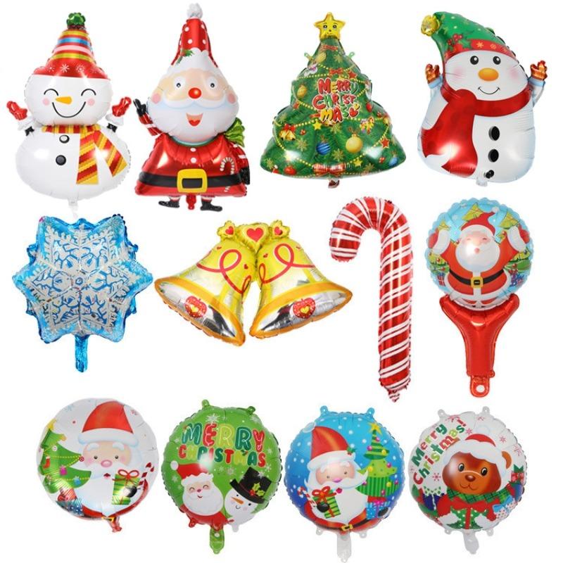 33 New Year Christmas Balloon Party Decoration Santa Christmas Balloon Letter Christmas Child Toy