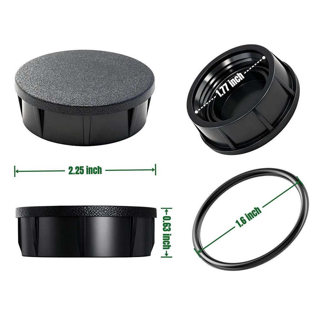 4 6 Pcs Black Plastic Sprinkler Cap Seal Replacement For 1800 1800XC Series Sprinklers Garden Lawn Irrigation System Accessories