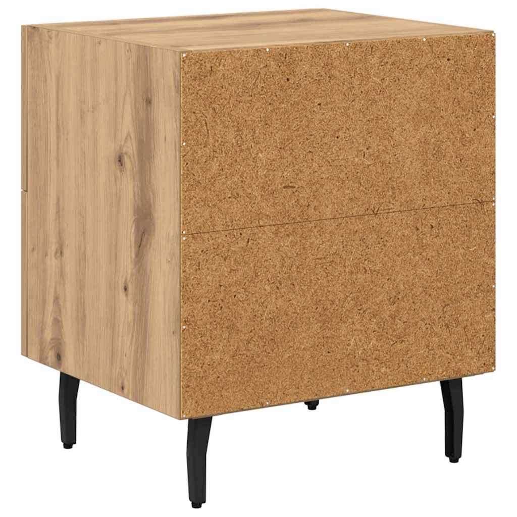 Artisan Oak Nightstand 40 x 35 x 47.5 cm Engineered Wood