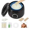 SUERBEATY Unscented Men's & Women's Mini Waxing Kit for Coarse Hair, Bikini, Sensitive Skin, 250ml Beginner-Friendly Wax Home