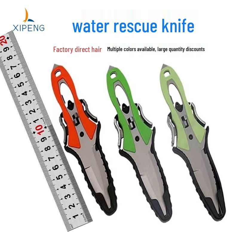 Aquatic Titanium Dive Knife & Rope Cutter: Emergency Net & Outdoor Rescue Tool