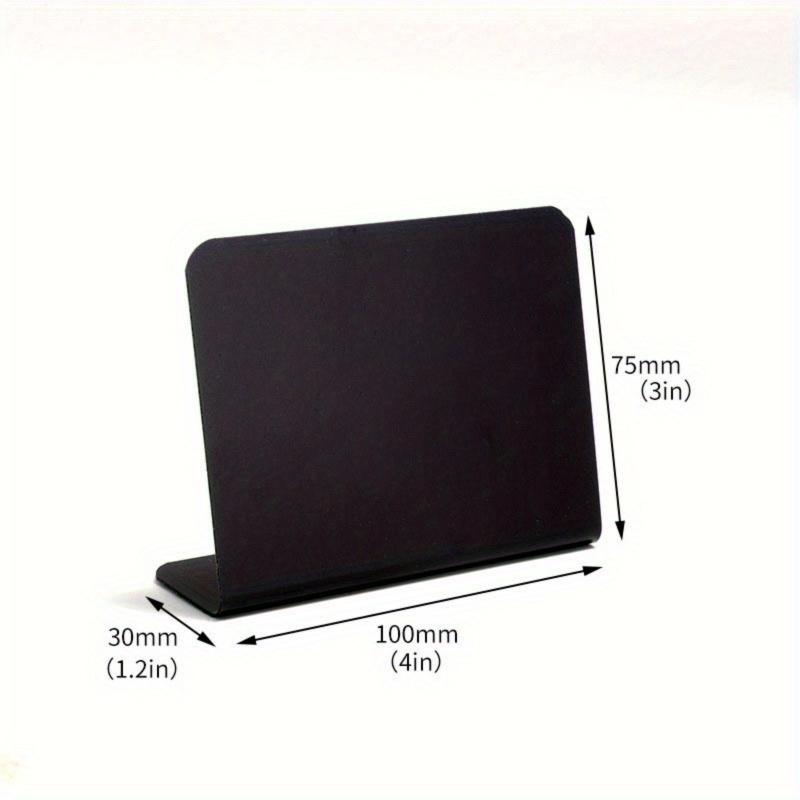 12pcs Erasable Blackboard Product Price Label Table Label Small Table Label L-shaped Vertical Price Label Blackboard