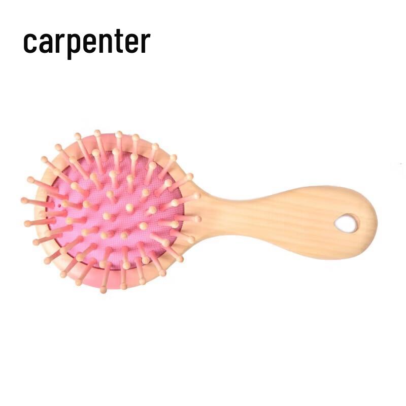 Tan Mujiang Peach Blossom Hair Care Comb