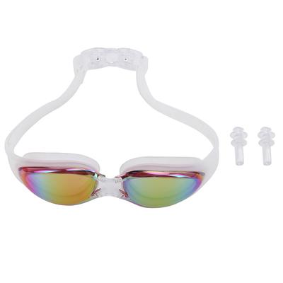 Adult Swimming Goggles UV Protection Anti Fog No Leaking Electroplating Swim GlassesPink