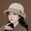 Mother Hat Women's New Autumn and Winter Bucket Hat Winter Models In The Elderly Old Lady Warm Hat Winter Hat for Women, Ladies Winter Hats
