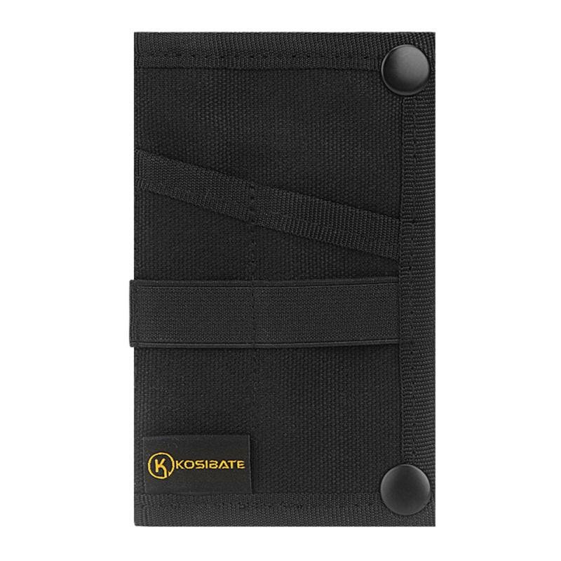 Ourdoor Edc Tool Canvas Aufbewahrungstasche Tragbare multifunktionale Minitasche mit Kartenhalter Messer Stift