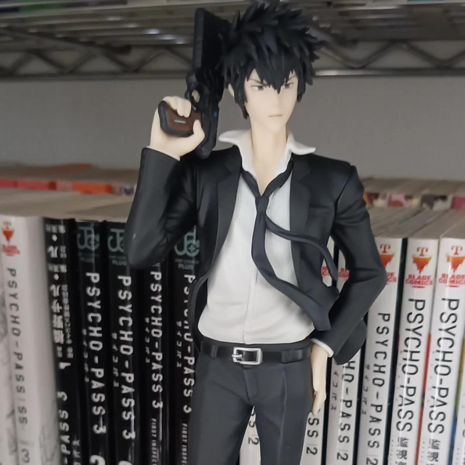 18cm Anime PSYCHO-PASS Anime Figures Kougami Shin'ya Makishima Shogo PVC Action Figures Model Anime Cartoon Model Toy Gift