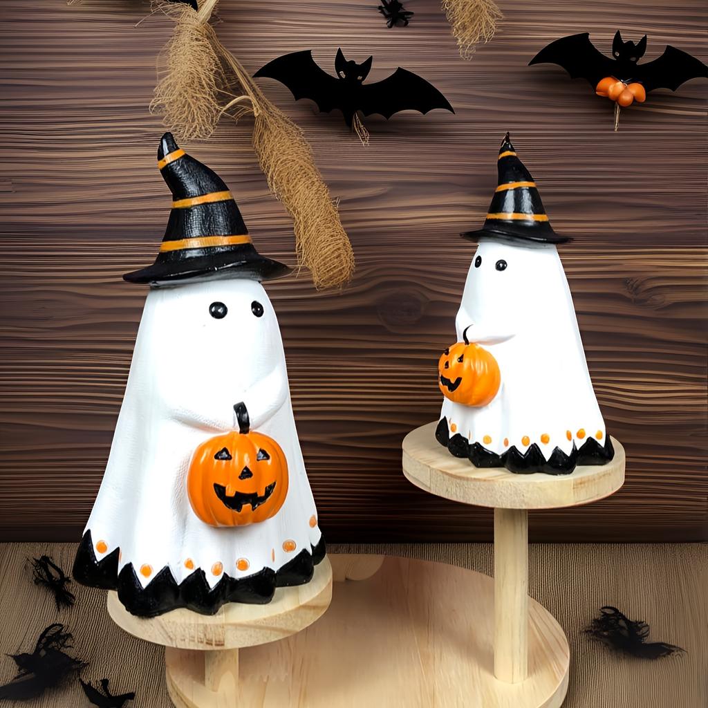 Halloween-Themed Decoration, Halloween Table Decoration Set, Cute Ghost Decorations Paired with Halloween-Themed Decorations