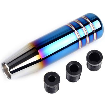 COLORBIRD Shift Knob, Titanium Color, 5.1 Inches (13 Cm), Aluminum Alloy, Quenching, Mirror Surface, Shift, Extension, Extension Mt (A)