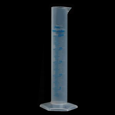 Cilindru de măsurare de 25 ml Test de laborator pentru tub de încercare lichid gradat Instrument pentru borcan
