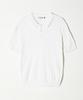 TRADCLUB Cable Collar Short Sleeve Knit 8 Colors (Type A)