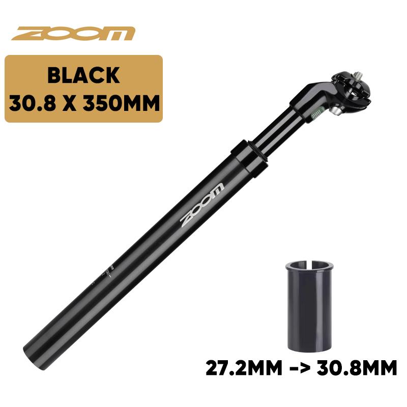 ZOOM Bisiklet Süspansiyonlu Sele Borusu 27.2/31.6/28.6/30.4/30.8/33.9mm MTB Süspansiyonlu Sele Borusu 350mm Amortisörlü Sele Borusu Bisiklet Parçaları
