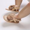 Under 2 Years Toddler Baby Sandals Non-Slip Soft Sole Crib Shoes Butterfly Decoration Open-toed Sandals