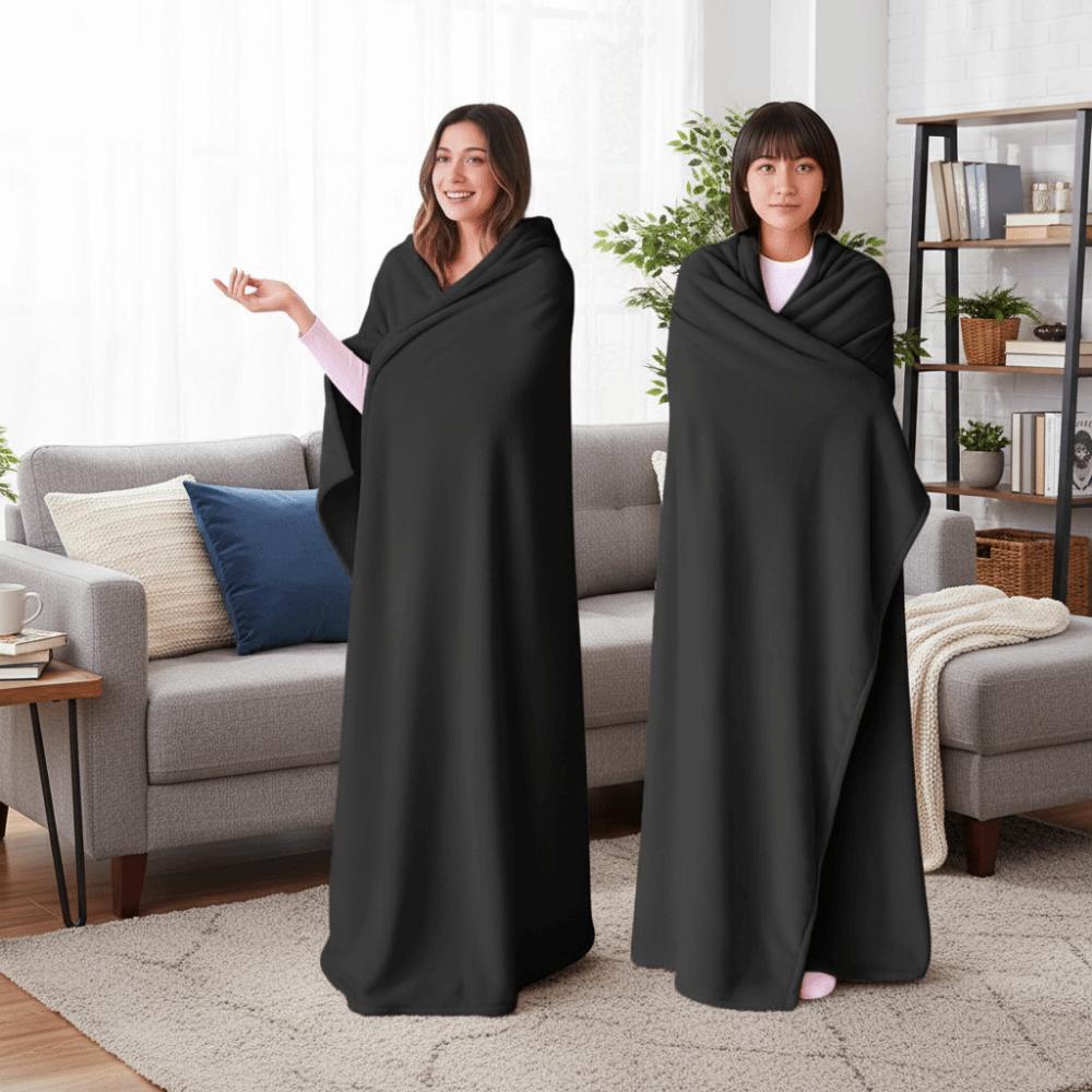 Flannel Office Nap Blanket Warm Sofa Throw Blanket Cozy TV Blanket Office