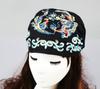 Lady Women Soft Cotton Ethnic Style Turban Hat Head Wrap Scarf Beanie Embroidered Flower Florals Print