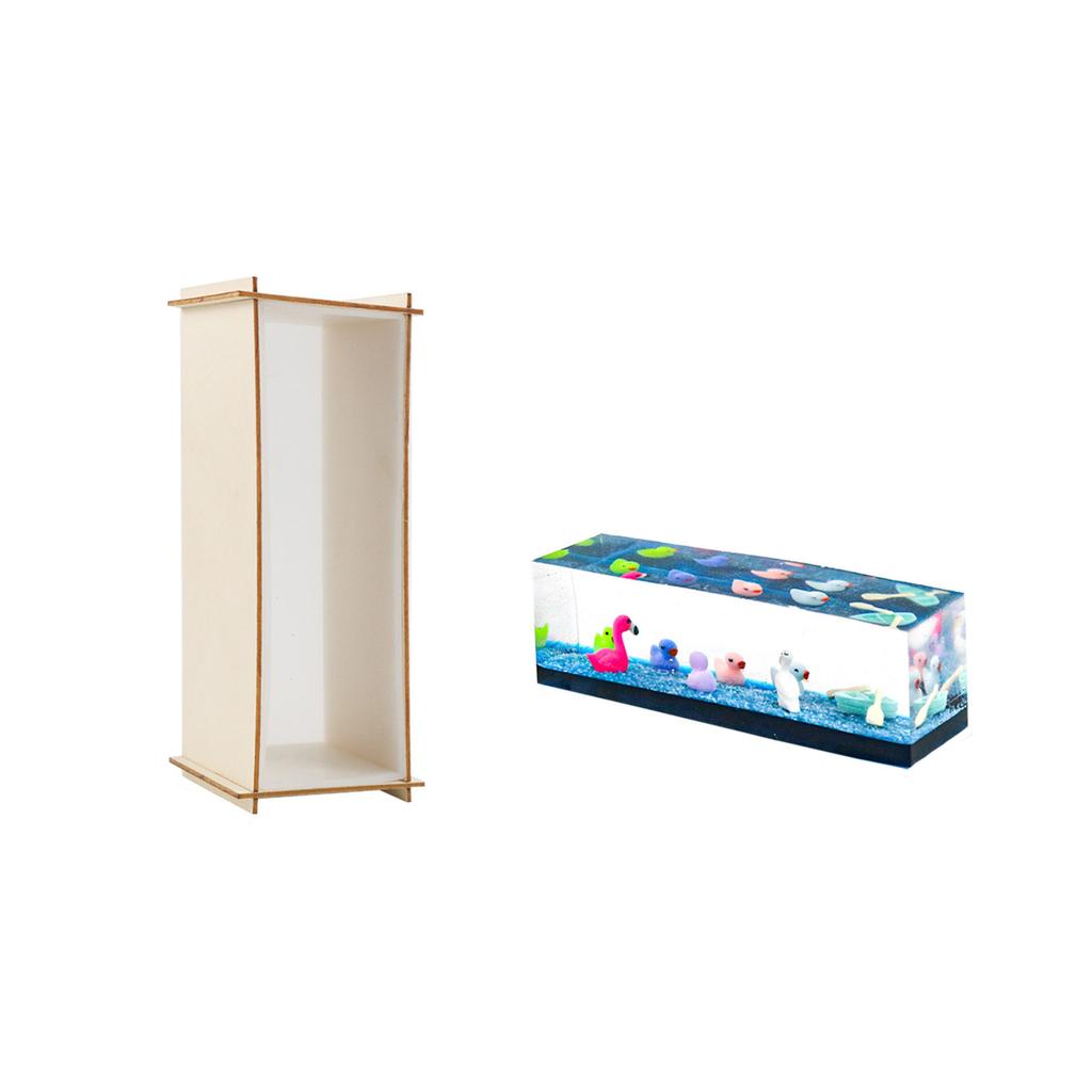 Unique Silicone Epoxy Resin Mold Table Decorations DIY Silicone Crafts Molds Bookshelf Ornaments Mould for Resin Crafts