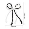 Elegant Pearl Bowknot Charm for Jewelry Making DIYs Keychain Necklace Earrings Crafts Shoe Buckle Ornament Accessories