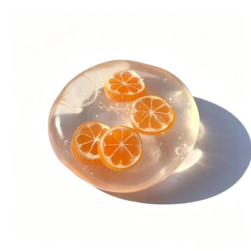 Moldable No Rebound Stress Ball Coconut Oil Scented Fruit Jelly Fidget Toy for Anxiety Sensory Calming