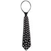 Korean Style Pearls Tie Black Decoration Shirt Tie Elegant Hand-beaded Long Necktie  Students