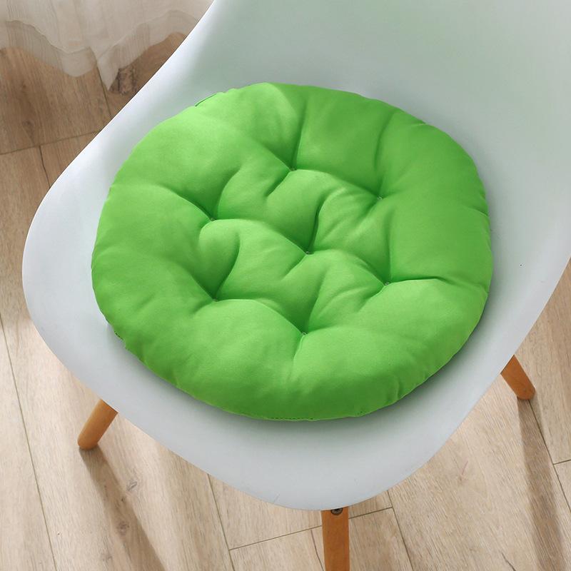 Round Solid Color Chair Cushion Seat Pad Soft Comfortable Sofa Pillow Office Home Decor Floor Mat for Dining Living Room
