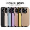 Suitable for iPhone15 Mobile Phone Case 13Pro Lychee Pattern All-inclusive Anti-drop Protective Case Apple 12 Solid Color Leather Case