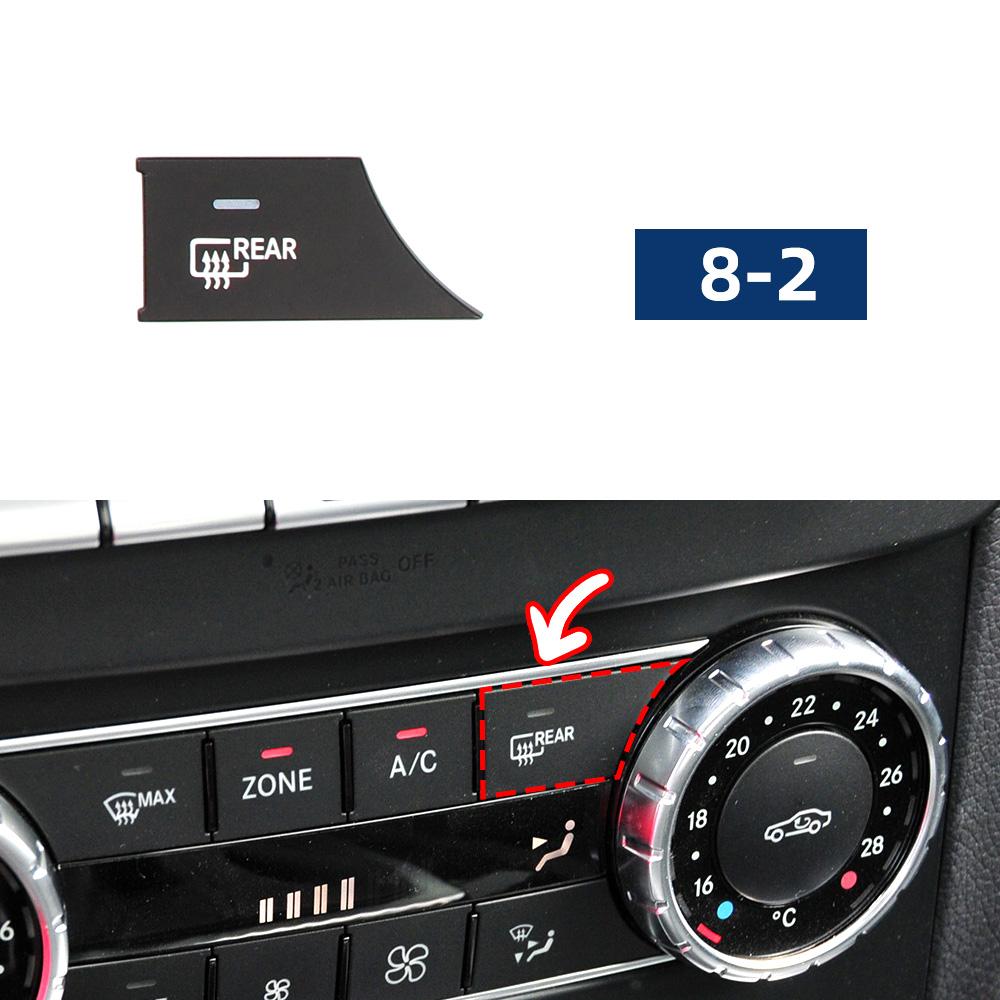 AC Air Conditioning Climate Control Switch Button for Mercedes Benz C ML SL CLS GLK GLE GLS G W204 X204 W218 W166 W292 W263 W231