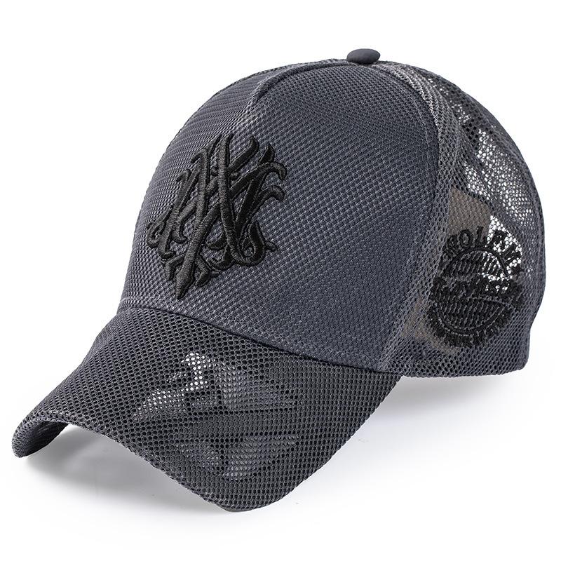 

Летняя сетчатая солнцезащитная кепка для папы, мужская повседневная спортивная шапка, мужские бейсболки большого размера 55-59 см, 60-65 см Head 60-65cm