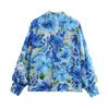 Autumn/Winter 2025 Women's Loose Floral Lapel Shirt