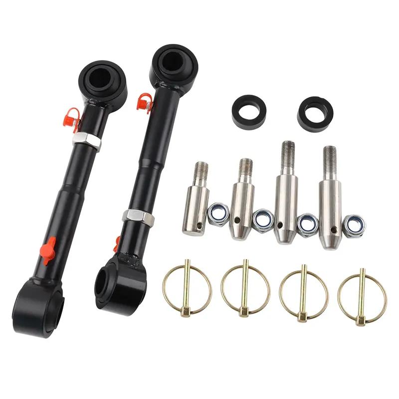 Replacement front sway bar link disconnects with a lift height of 2.5''-6" are suitable for 2007-18 Jeep Wrangler JK JKS models