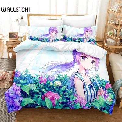 Aikatsu ! Ensemble de Literie Simple Twin Full Queen King Size Ensemble de Lit Adulte Enfant Chambre Housse de Couette Ensembles Impression 3D Anime Drap de Lit