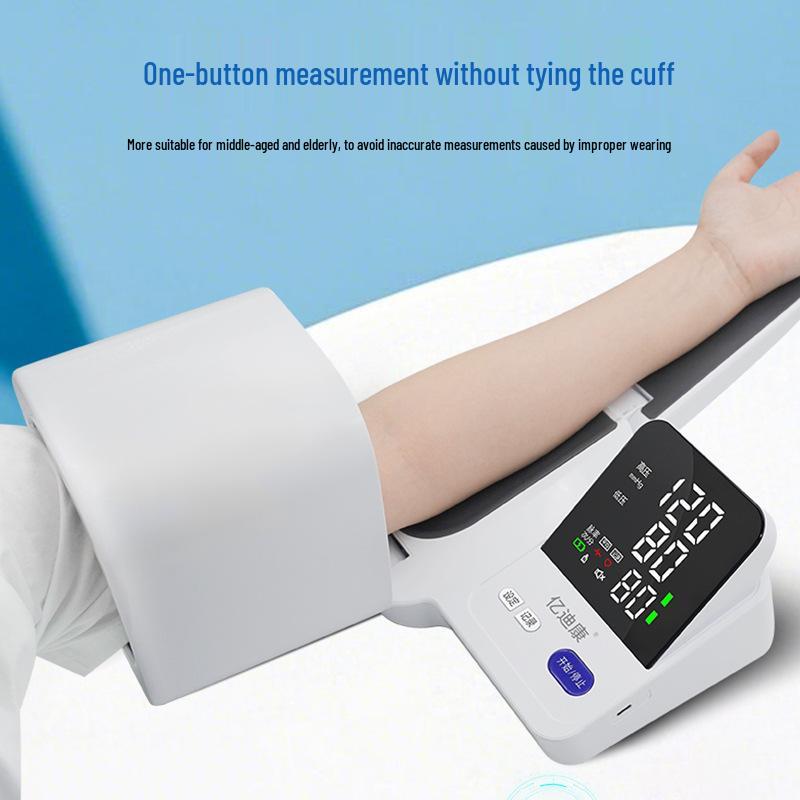 Yidikang Automatic High-Precision Arm Cuff Blood Pressure Monitor with LED Display