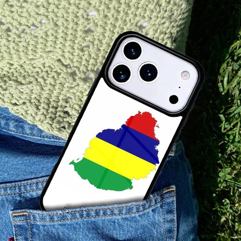 Mauritius Flag mobile phone case Compatible with IPhone 17 16 15 14 13 12 11Pro Max 17 Air cover