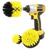 3-Piece Electric Cleaning Brush Set: Includes Floor Scrubber, Carpet Brush, Kitchen Brush, Sofa Brush, and Car Wheel Brush.
