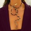 Personality Snake Waist Chain Women's Fashion Snake Bone Chain Bracelet Choker Necklace Accessory Snake Bone Necklace Snake Shape