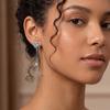 925 Sterling Silver Earrings Women Zirconium Sparking Butterfly Tassel Drop Earring For Anniversary Wedding Jewelry GiftsGood Product