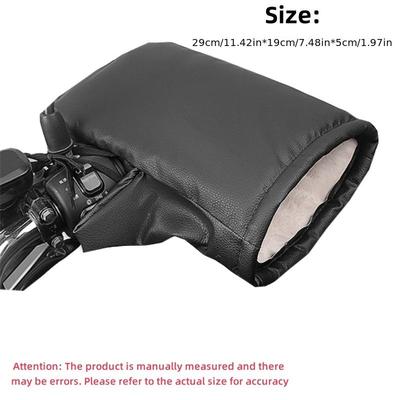 Extra-Large Thickened Winter Motorcycle and Bicycle Handlebar Covers