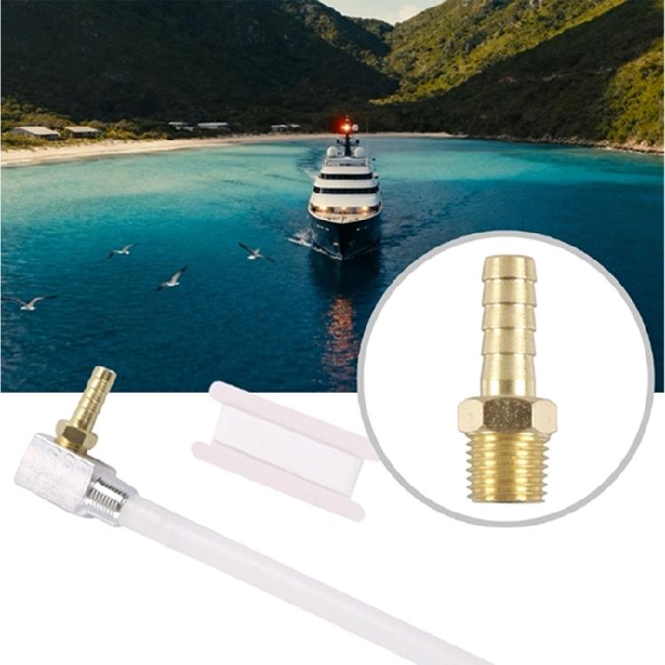 Tuyau Flexible Siphon de Carburant en Plastique et Métal avec Filtre Remplaçable 7-0948 Convient Pour Systèmes Marins E10 E85 Éthanol