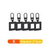 5/1 pz Tiracerniera staccabile universale Kit di riparazione per cerniere in metallo di ricambio per valigie, borse, vestiti e cursori per cerniere
