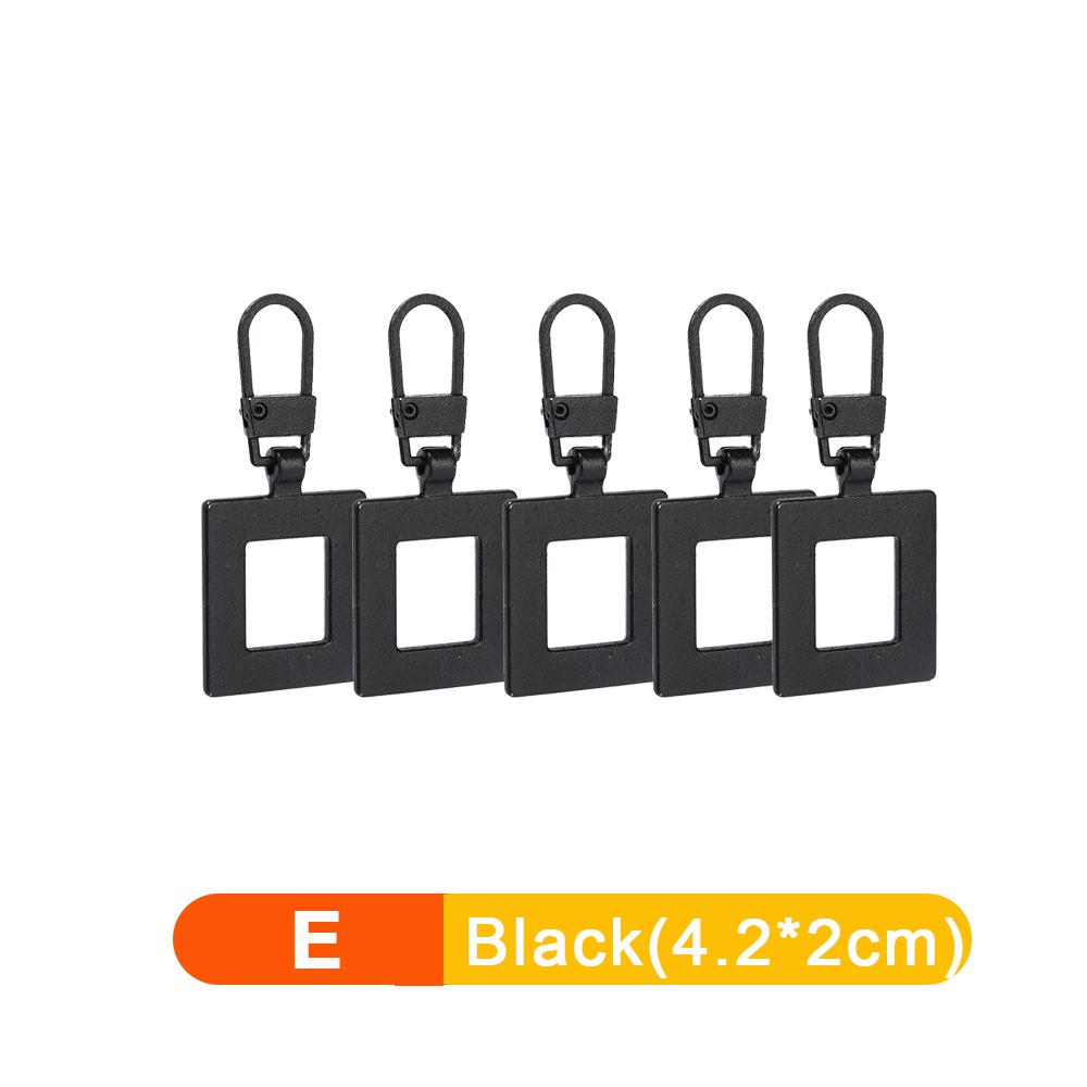 5/1 pz Tiracerniera staccabile universale Kit di riparazione per cerniere in metallo di ricambio per valigie, borse, vestiti e cursori per cerniere