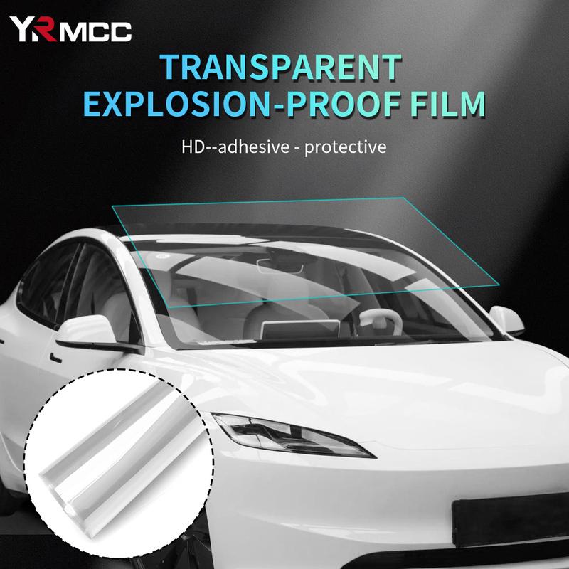 Transparent PPF Car Window Protection Film Waterproof Car Sticker Vinyl Wrap Adhesive Explosion-proof Glass Film Car Accessories
