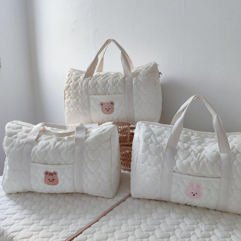 Korean Version of Large-capacity Mommy Bag, Portable Out Storage Bag, Shoulder Crossbody Mother and Baby Travel Boston Bag