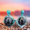 Resin Yoga Turtle Ornament - Meditative Sea Turtle Home Decoration