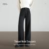 HSTYLE Tencel Wool Blend Slimming Commuter Trousers