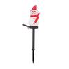Solar Ground Lights Christmas Snowman Decoration Atmosphere Nightlight Outdoor Garden Garden EVA Rice Grain Snow Man