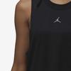 Jordan Solid Color Round Neck Fitted Sleeveless Tank Top Women Tops Black FB4630-010