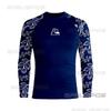 Ανδρικό Rash Guard με Μακριά Μανίκια UPF 50 για Surfing, Κατάδυση, Κολύμβηση, Αντηλιακή Προστασία, Γρήγορο Στέγνωμα, Κορυφή Στολή