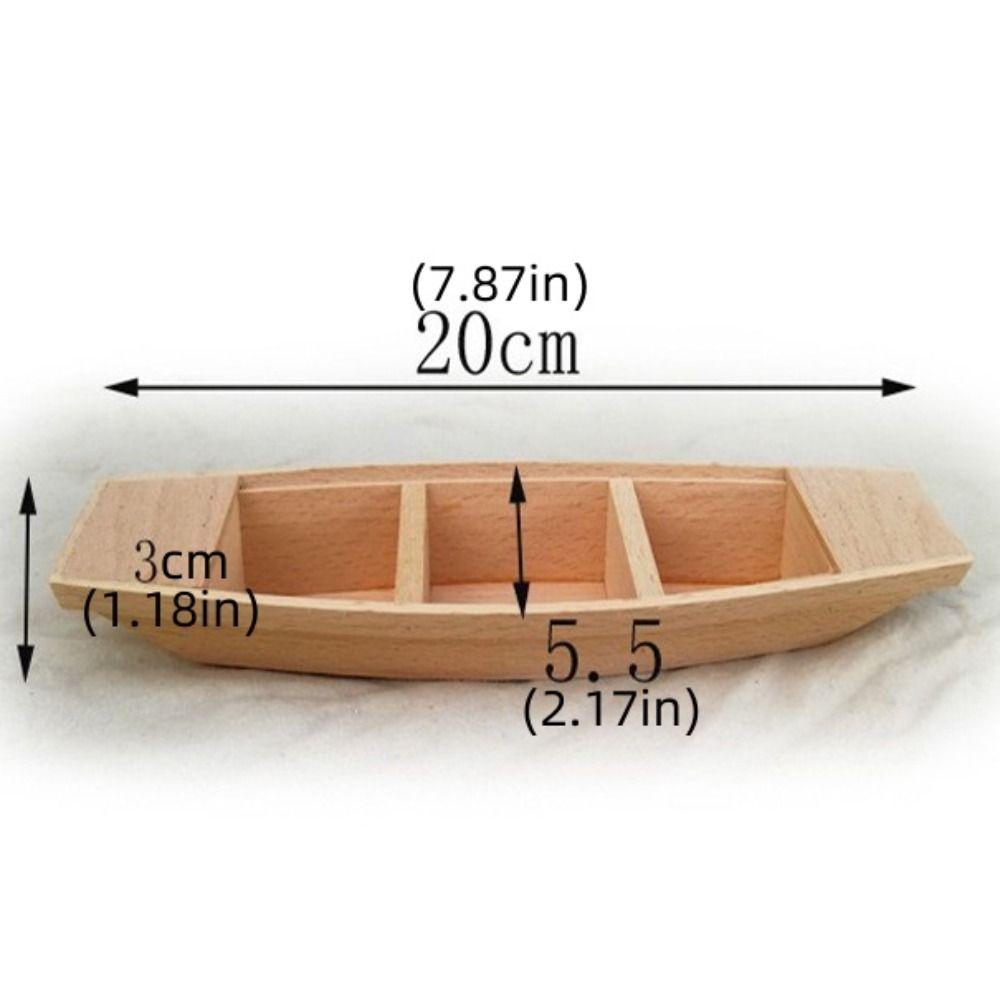 Ocean Landscape Wooden Boat Model Home Decoration Boat Model Ornaments  Garden Decor